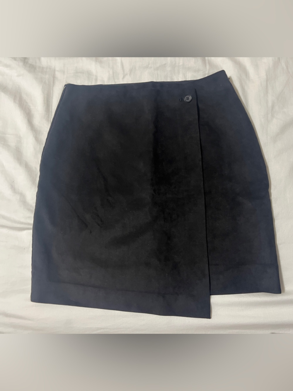 Aritzia Babaton Black Asymmetrical Wrap Skirt